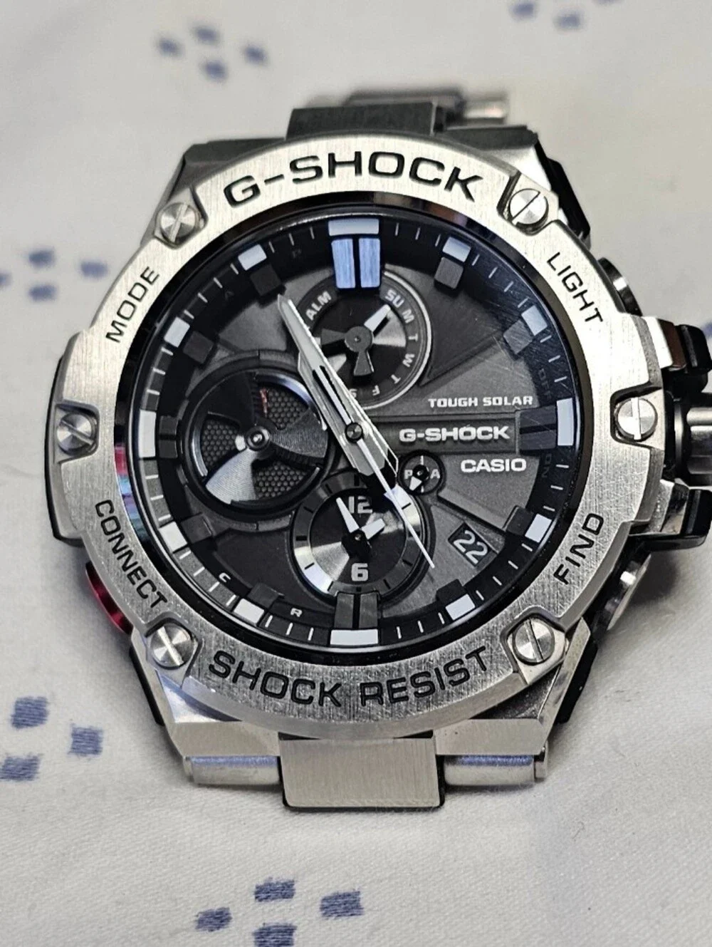 Casio G-Shock GST-B100D-1AJF G-Steel Bluetooth iOS Android Solar Men Wrist Watch